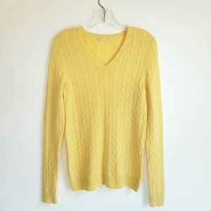 Lilly Pulitzer Cable Knit Cashmere Sweater